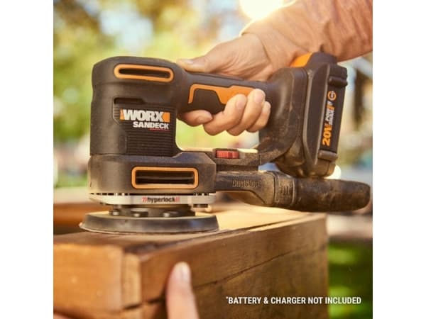 WORX WX820L.9, Disk-slipemaskin, Svart, Gult, 4000 RPM, 10000 RPM, Batteri, 20 V