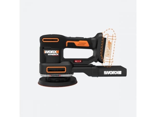 WORX WX820L.9, Disk-slipemaskin, Svart, Gult, 4000 RPM, 10000 RPM, Batteri, 20 V