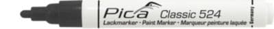 Pica mærkepen sort - Classic Industry paint marker m/rund spids 2-4 mm