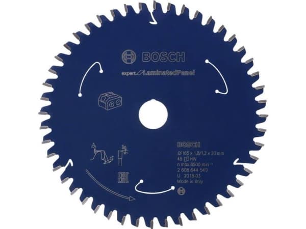 Bosch ROUND SAVKL EXP ACCU LAMINAATTI 254X30MM 78T