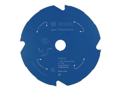 Bosch ROUND SAVKL EXP ACCU FIBERCEM 165X20MM 4T 4T