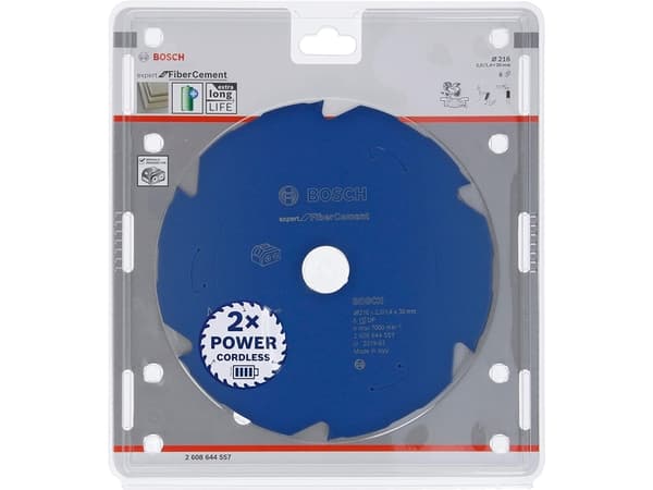 Bosch ROUND SAVKL EXP ACCU FIBERCEM 216X30MM 6T 6T