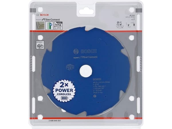 Bosch ROUND SAVKL EXP ACCU FIBERCEM 216X30MM 6T 6T