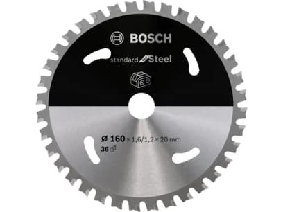 Bosch RUNDSAVKLINGE ACCU STD STÅL 160X20MM 36T