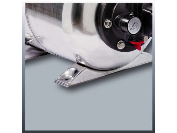 Einhell GC-WW 1250 NN, Paineenkorotus pumppu, 1200 W, AC, 5 bar, 5000 l/h, Punainen, Ruostumaton teräs
