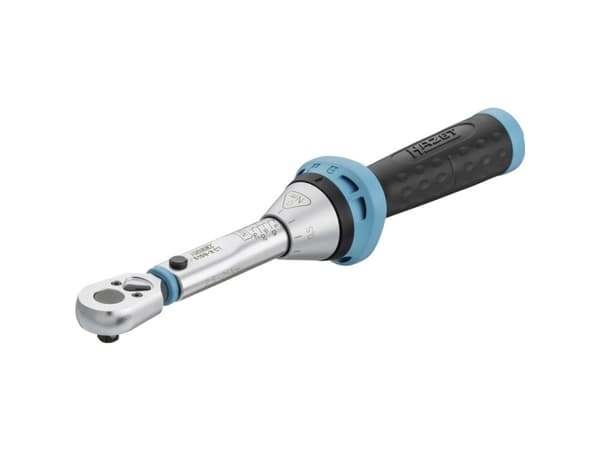 HAZET 5108-3CT, Momentnyckel med klick, Mekanisk, 1/4", 2,5 - 25 nm, 3%, Svart, Blå