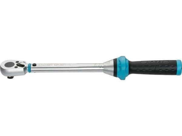 HAZET 5121-3CT, Momentnyckel med klick, Mekanisk, 1/2", 20 - 120 nm, 3%, Svart, Blå