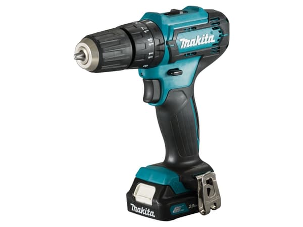 Makita - Støtdriver - trådløs - 2 hastigheter - nøkkelfri borhylse 10 mm - 30 N·m - 2 batterier - 12 V