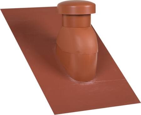Sabetoflex ventilationshætte 5-45° Ø160 rød PIB
