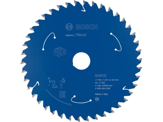 Bosch RUNDSAVKL EX ACCU WOOD 140X20X1,8/1,3X42T