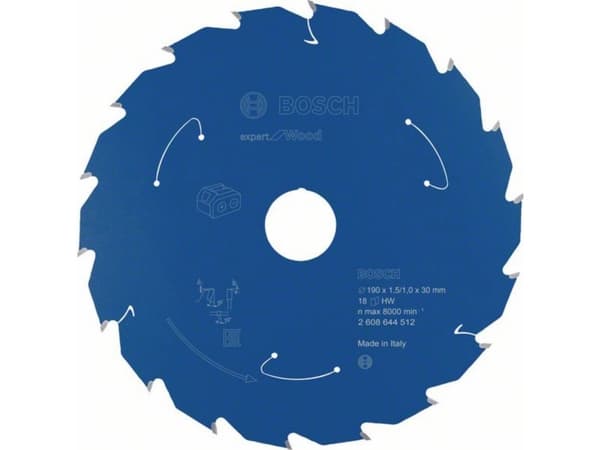 Bosch RUND SAW EXP ACCU WOOD 190X30X1,5/1MM18T