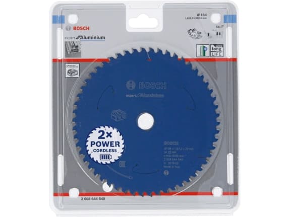 Bosch RUNDSAVKL EX ACCU ALU 184X20X1,8/1,3X54T