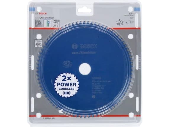 Bosch RUNDSAVKL EX ACCU ALU 254X30X2,4/1,8X78T