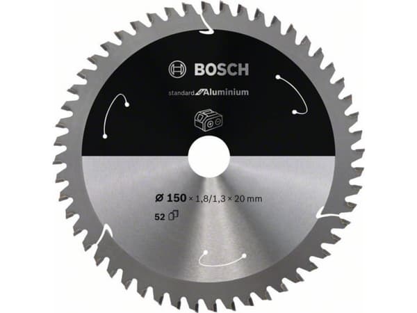 Bosch RUNDSAVKLKLKLINGE ACCU STD ALU 150X20MM 52T
