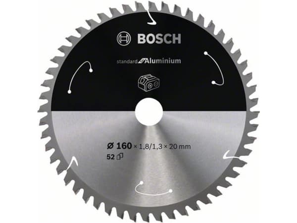 Bosch RUNDSAVKLKLKLINGE ACCU STD ALU 160X20MM 52T