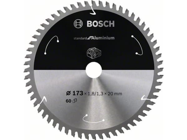Bosch RUNDSAVKLKLKLINGE ACCU STD ALU 173X20MM 60T