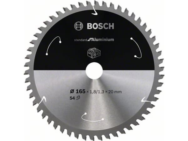 Bosch RUNDSAVKLKLINGE ACCU STD ALU 165X20MM 54T