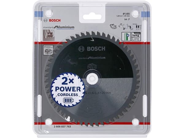 Bosch RUNDSAVKLKLINGE ACCU STD ALU 165X20MM 54T