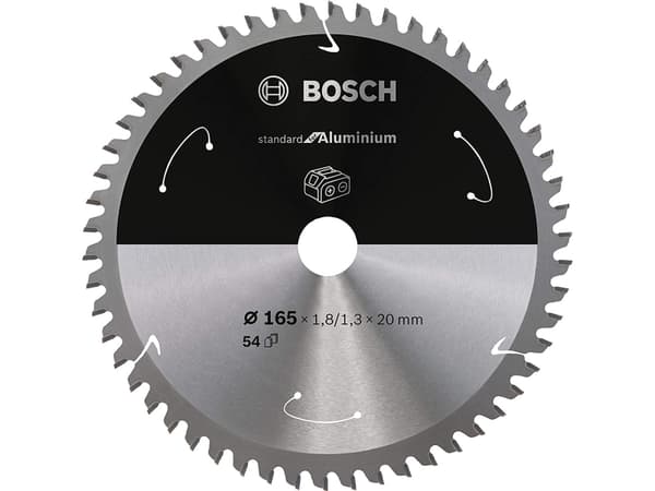 Bosch RUNDSAVKLKLINGE ACCU STD ALU 165X20MM 54T