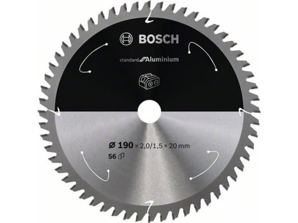 Bosch RUNDSAVKLKLKLINGE ACCU STD ALU B 190X20MM56T