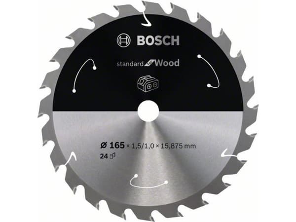 Bosch ROUND SINGLE ACU STD TRÆ 165X15,875X24T