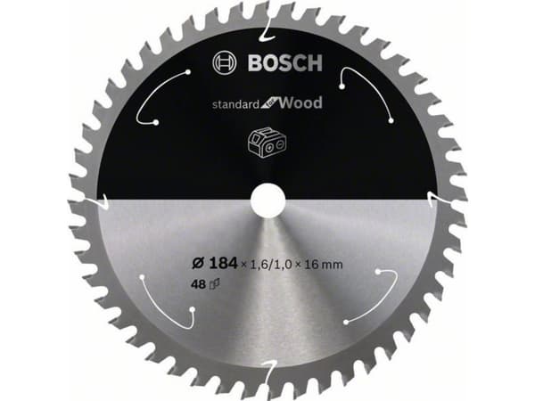 Bosch RUNDSAVKLINGE ACCU STD TRÆ B 184X16MM48T