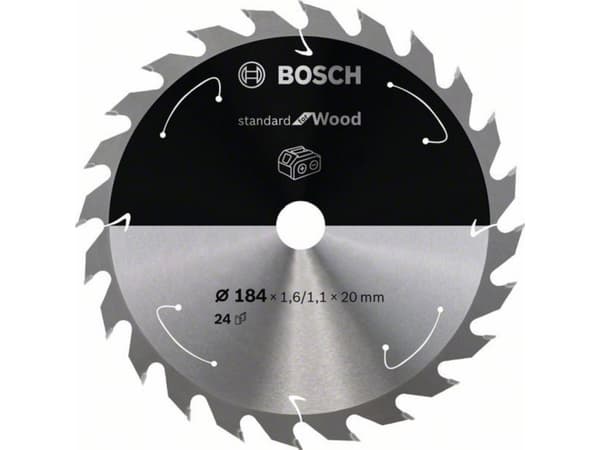 Bosch RUNDSAVKLINGE ACCU STD TRÆ 184X20MM 24T