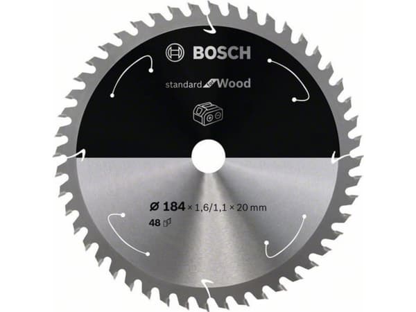 Bosch RUNDSAVKLINGE ACCU STD TRÆ 184X20MM 48t