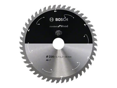 Bosch RUNDSAVKLINGE ACCU STD TRÆ 216X30MM 48T