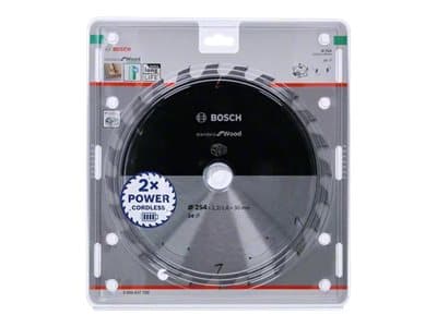 Bosch RUNDSAVKLINGE ACCU STD TRÆ 254X30MM 24T