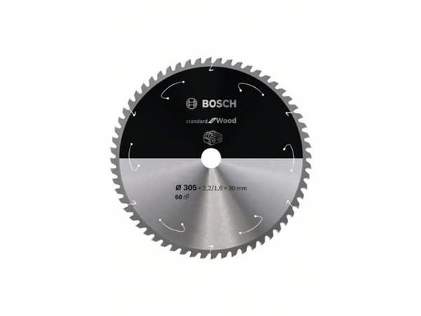 Bosch RUNDSAVKLINGE ACCU STD TRÆ 305X30MM 60T