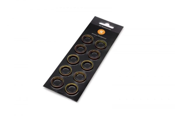 EK Water Blocks EK-Quantum Torque Color Ring 10-Pack HDC 16, Momentfestering, 1/4", 10 stykker, Slovenia