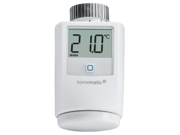 Homematic IP Smart Home radiator thermostat basic (HmIP-eTRV-B-2), heating thermostat (white)