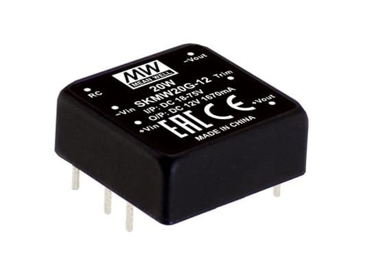MEAN WELL SKMW20F-05, 20 W, 5 V, 4 A, RoHS, 18 g, 300 styck