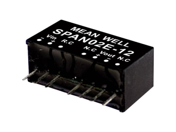MEAN WELL SPAN02A-03, 2 W, 0,5 A, RoHS, 2576 styck