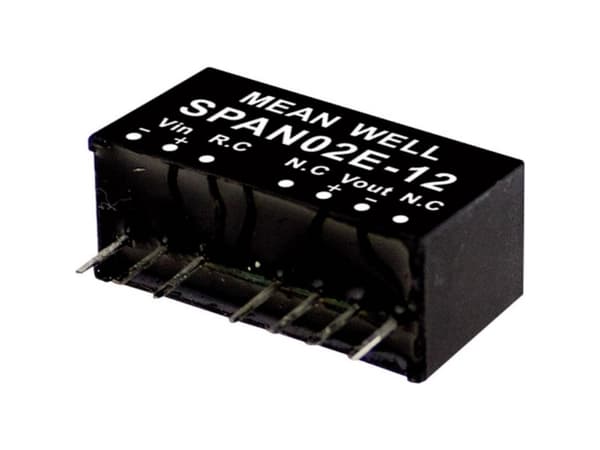 MEAN WELL SPAN02E-03, 2 W, 0,5 A, RoHS, 2576 styck