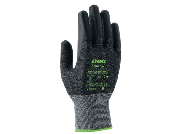 Uvex C300 foam, Musta, Harmaa, EUE, Aikuinen, Aikuinen, Unisex, 1 kpl