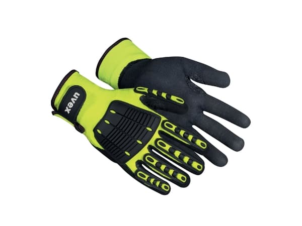Uvex synexo impact 1, Svart, Grön, Vuxen, Vuxen, Unisex, Fiber, Nylon, Polyeten