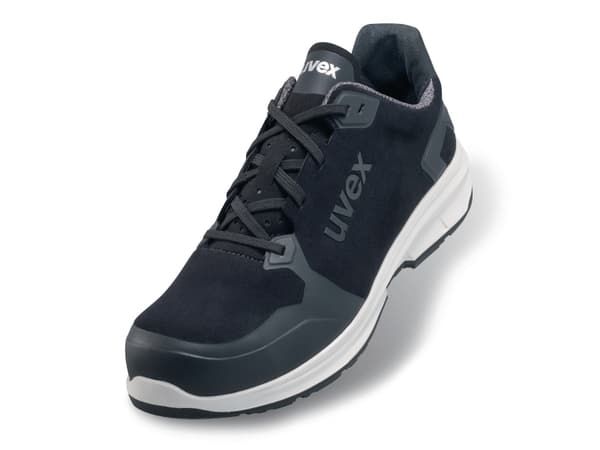 Uvex 65988, Unisex, Aikuinen, Turvakengät, Musta, S1, ESD, SRC, Nauhoilla suljettava