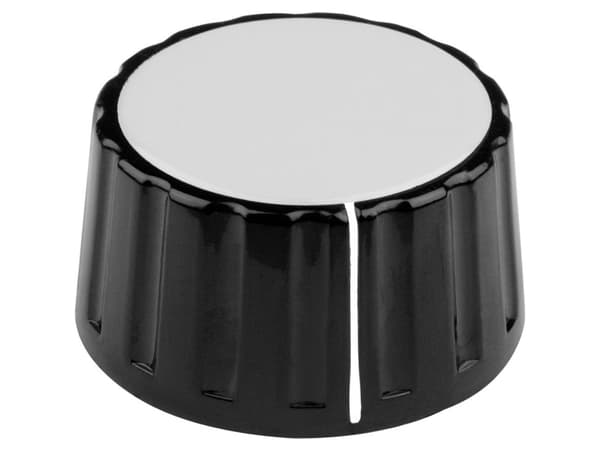 Mentor 335.6 Nuppi Musta (Ø x K) 48 mm x 19 mm 1 kpl 1 kpl