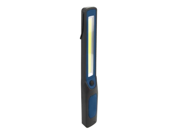 Ansmann WL250B, Käsikokoinen taskulamppu, Musta, Sininen, Painikkeet, IPX3, COB LED, 3 W