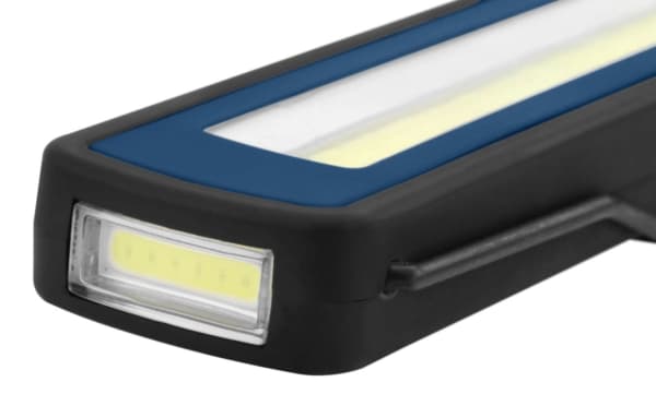 Ansmann WL250B, Käsikokoinen taskulamppu, Musta, Sininen, Painikkeet, IPX3, COB LED, 3 W