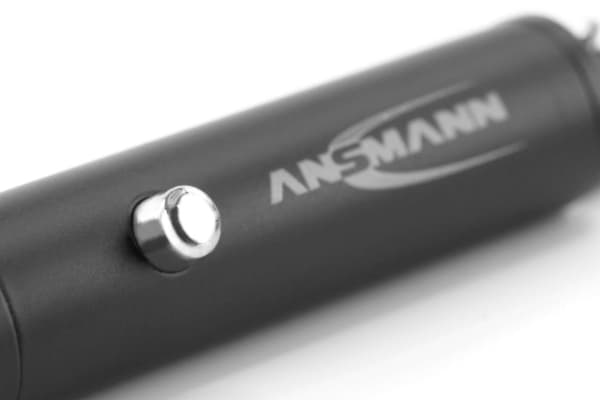 Ansmann 1600-0272, Avaimenperätaskulamppu, Musta, Alumiini, Painikkeet, LED, 1 lamppua