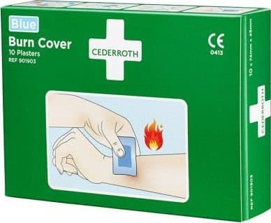 Cederroth Brandsår Plaster Blå Hydrogel