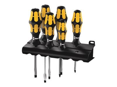 Wera Kraftform Plus - Series 900 932 S - Skruvmejseluppsättning - 6 delar - i bricka
