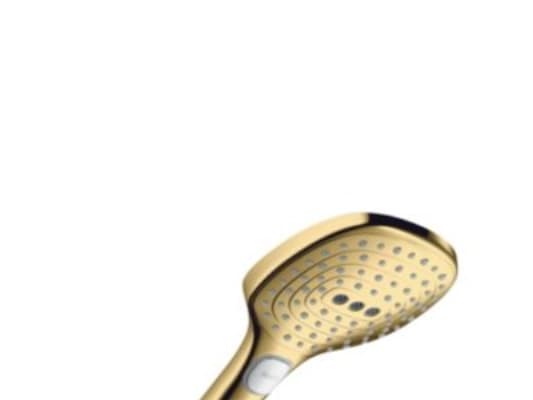hansgrohe Raind. Select E120 3jet håndbruser poleret guld-optik