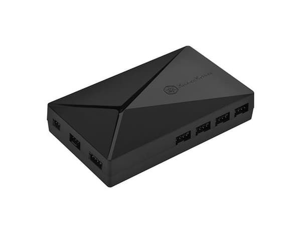 SilverStone SST-LSB02-E - ARGB LED Hub, Kontroller - svart