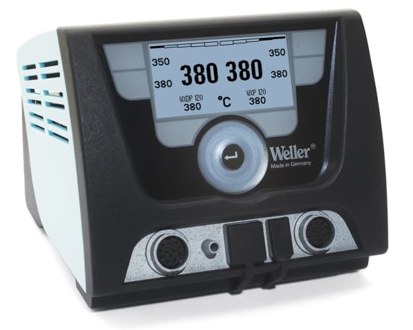 Weller WXD 2, 2 kanaler, 2 °C, 50 °C, 550 °C, 255 x 128 piksler, Svart, Blå