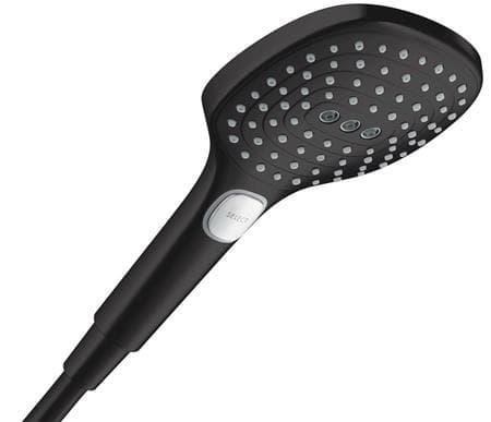 hansGrohe Raindance Select E 120 3jet håndbruser, mat sort