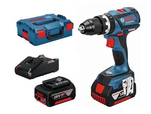 Bosch AKKUSKRUEMASKINE GSR 18V-EC 2X5AH L-BOXX